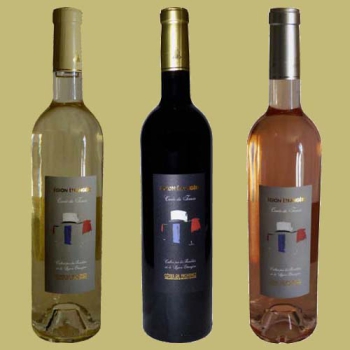 Wein "Cuvée du Terroir" gemischt 3 x 0,75 l (1-1-1)