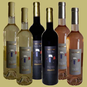 Wein "Cuvée du Terroir" gemischt 6 x 0,75 l (2-2-2)